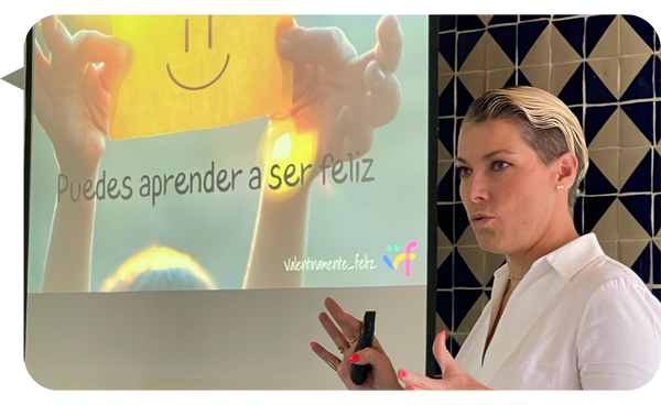 Valentina Luján en acción